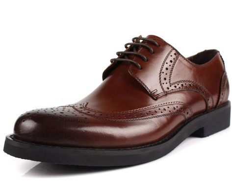 Europe Design Hommes Chaussures Brogue Style chaussure en cuir à grains entiers Chaussures pour hommes