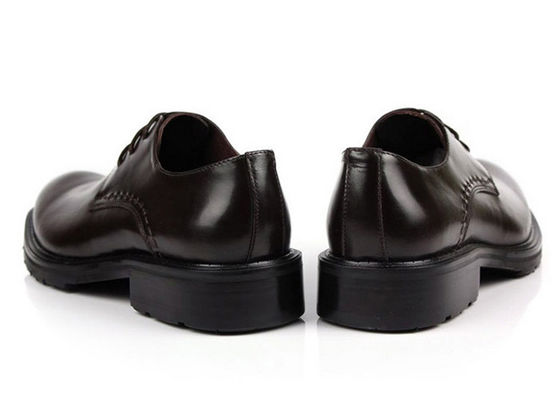Chaussures faites à la main Hommes Noir Lace Up Dress Chaussures confortables avec des plates-formes épaisses