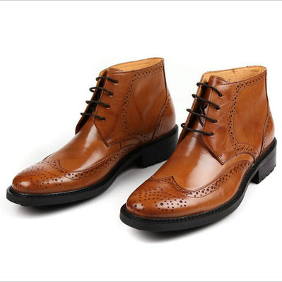 Bottes à cheville d'automne / printemps pour hommes Bottes à cheville pour hommes en vrai cuir Chelsea
