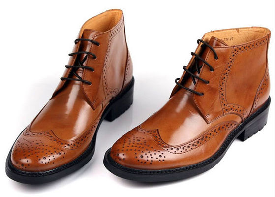 Bottes à cheville d'automne / printemps pour hommes Bottes à cheville pour hommes en vrai cuir Chelsea