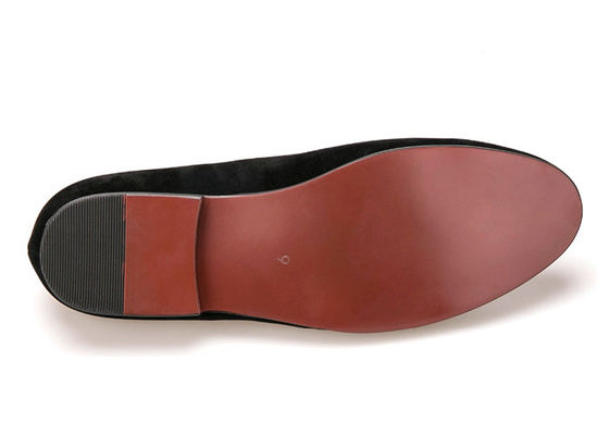 Chaussettes décontractées en velours pour hommes avec décoration de broderie de crâne sur mesure
