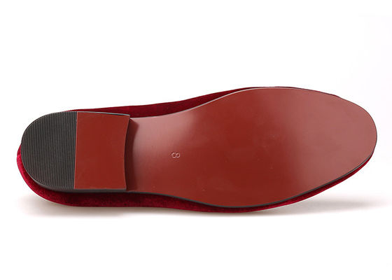 OEM Mens Loafers de velours brodés chaussures décontractées plates chaussures pour hommes pour la fête
