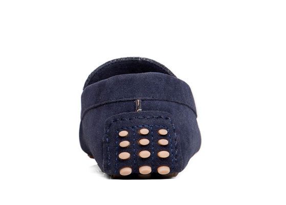 Coudre des chaussures à roulettes pour hommes, chaussures à roulettes noires, Moccasin - Gommino Suede