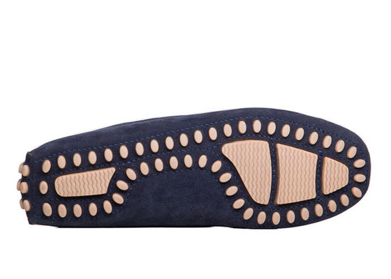 Coudre des chaussures à roulettes pour hommes, chaussures à roulettes noires, Moccasin - Gommino Suede