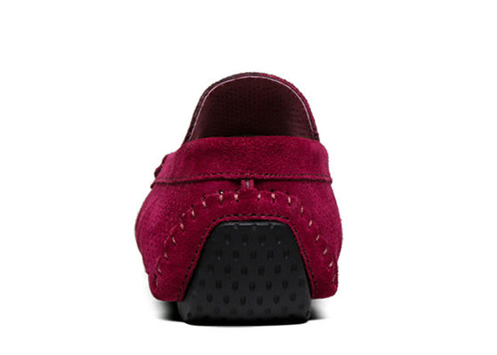 Creux d'été pour hommes Mocassins décontractés en daim, Mocassins en cuir