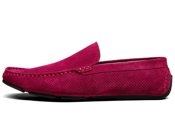 Creux d'été pour hommes Mocassins décontractés en daim, Mocassins en cuir