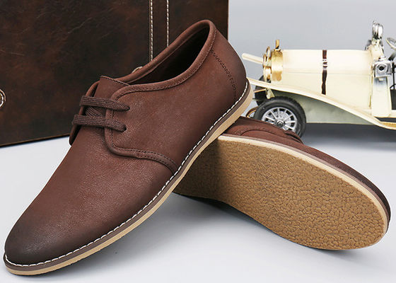 Chaussures en cuir à talons bas Hommes chaussures décontractées Hommes décontractées Oxford