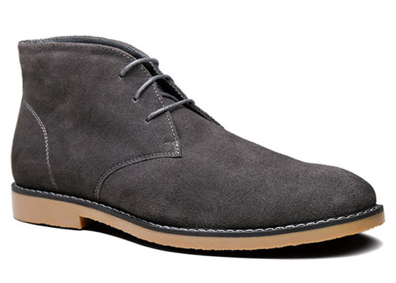 Chaussures d'hiver pour hommes en suède, chaussures de désert, chaussures à talons ronds, chaussures décontractées, chaussures à talons hauts