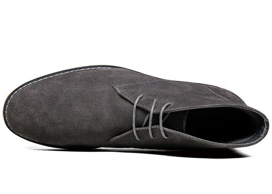 Chaussures d'hiver pour hommes en suède, chaussures de désert, chaussures à talons ronds, chaussures décontractées, chaussures à talons hauts