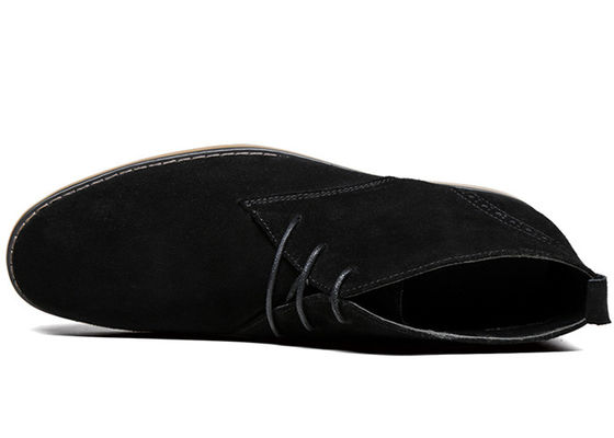 Bottes de mode pour hommes en suède, chaussures à cheville, chaussures d'hiver en cuir, chaussures pour hommes