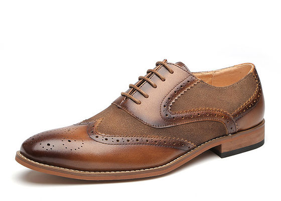 Chaussures de mariée à orteils pointues noir / brun