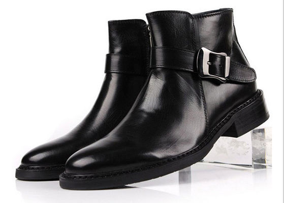 Bottes à fermeture à glissière personnalisées pour hommes