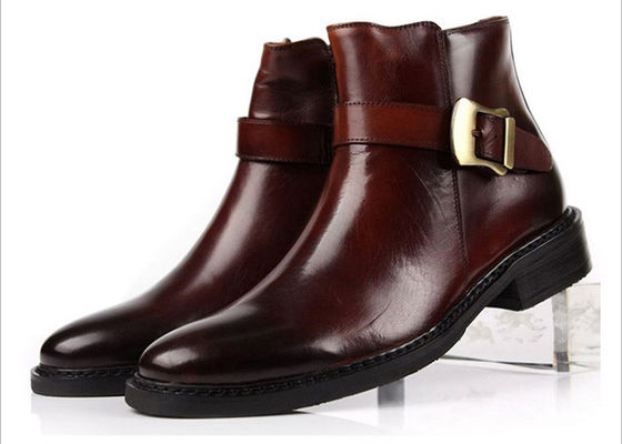 Bottes à fermeture à glissière personnalisées pour hommes
