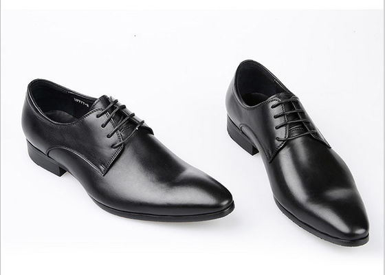 Robe de mariée romantique en cuir doux pour homme chaussures de couleur pure brossé au style britannique