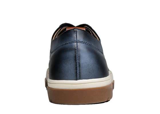 Chaussures de sport en cuir pour hommes à orteils ronds