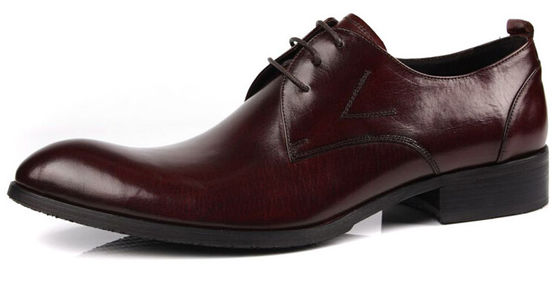 Café / Noir / Marron Robes de mariée pour hommes Chaussures brûlées pour hommes Chaussures à orteils pointus