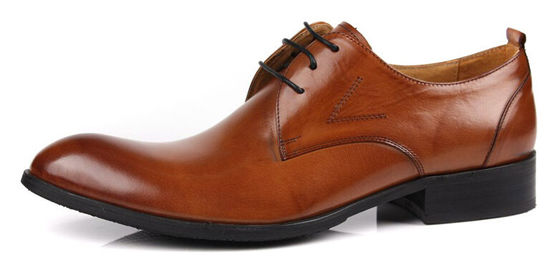 Café / Noir / Marron Robes de mariée pour hommes Chaussures brûlées pour hommes Chaussures à orteils pointus