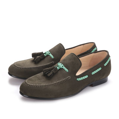 Chaussures de mariée en cuir authentique de style britannique