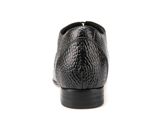 7 cm Noir Talons épais Robe de mariée pour homme Noir / brun Chaussures pour hommes Chaussures en cuir