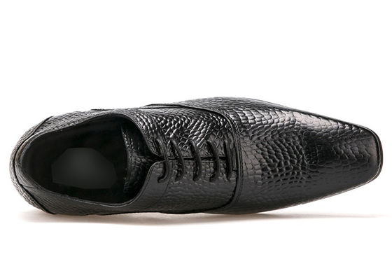7 cm Noir Talons épais Robe de mariée pour homme Noir / brun Chaussures pour hommes Chaussures en cuir