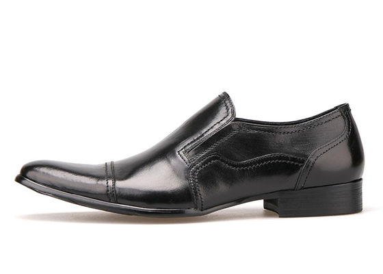 Chaussures en cuir pour hommes printemps / automne Chaussures à pieds carrés chaussures d'affaires formelles