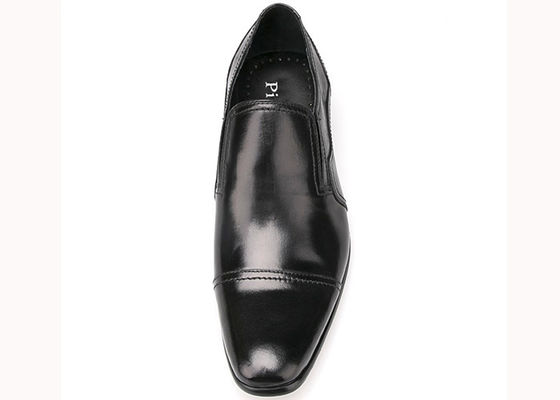 Chaussures en cuir pour hommes printemps / automne Chaussures à pieds carrés chaussures d'affaires formelles