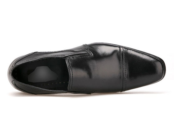 Chaussures en cuir pour hommes printemps / automne Chaussures à pieds carrés chaussures d'affaires formelles