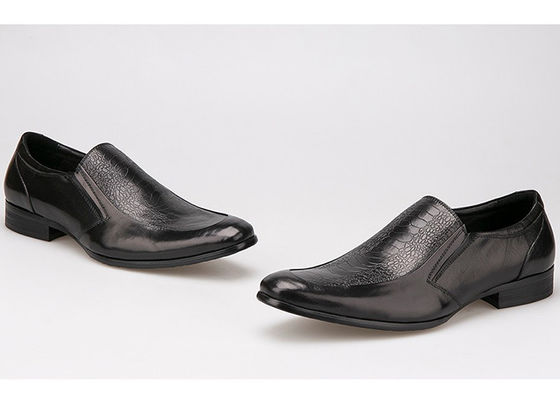 Chaussures à manches rondes pour hommes chaussures de style Oxford chaussures de style cuir à grains entiers