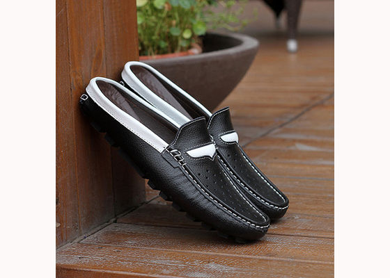 Mode d'été en cuir authentique sandales pour hommes / sandales pour hommes en cuir de vache