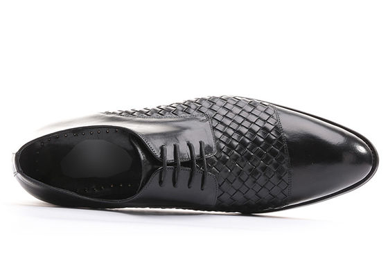 Business BV Oxford, chaussures de sport pour hommes, chaussures à lacets noirs pour les fêtes