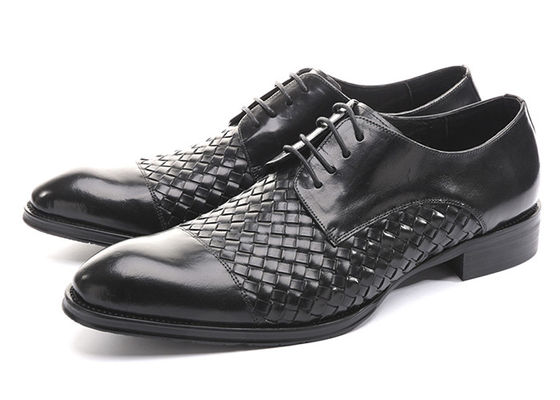 Business BV Oxford, chaussures de sport pour hommes, chaussures à lacets noirs pour les fêtes
