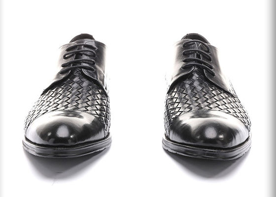Business BV Oxford, chaussures de sport pour hommes, chaussures à lacets noirs pour les fêtes