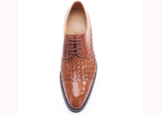 Fête / Mariage Homme Vêtement formel Chaussures Round Toe Homme Marron Chaussures Derby