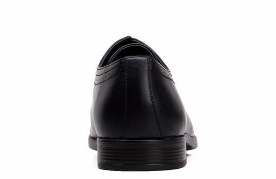 Chaussures d'affaires confortables en cuir authentique avec doublure