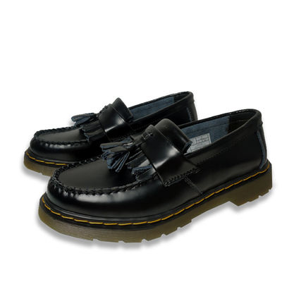 En cuir d'Oxford Véritable Vêtement de femme Chaussures résistantes à l'usure Noir