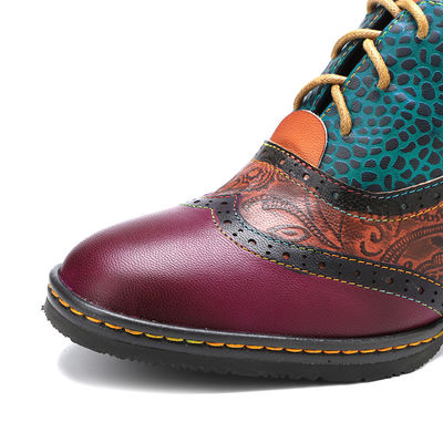 Chaussures à talons épais chaussures à talons épais femmes chaussures rétro