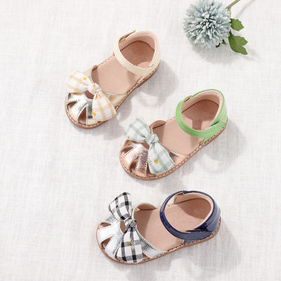 Chaussures d'école en cuir pour filles à ongles ronds TPR à semelle avec cravate