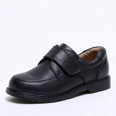Chaussures d'école pour garçons Noir chaussures en cuir pour enfants