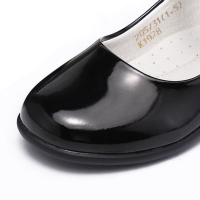 Chaussures d'école en cuir unisexe à talon plat chaussures en cuir Mary Jane sur mesure