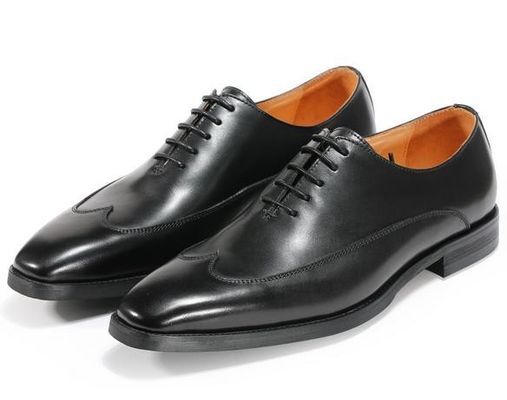 Derby Brogue Oxford Homme Vêtement en cuir Chaussures classiques faites à la main Avec le service OEM