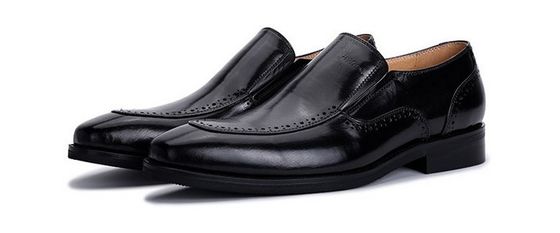 Slip On Brogue Homme Robe en cuir Chaussures Loafers Crocodile motif Pour le bureau