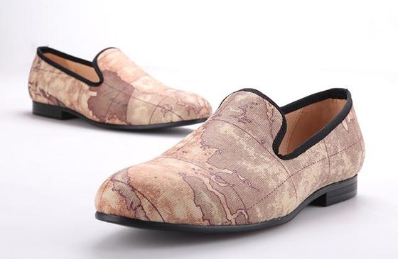 Slip On Mens Velour Loafers Broderie Velour Slip On Smoking