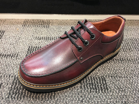 OEM Chaussures décontractées pour hommes en cuir suède Chaussures plates blanches pour hommes