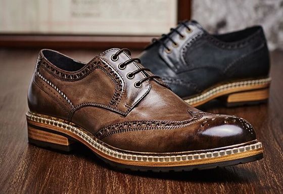 Chaussures de mariée pour hommes en cuir authentique chaussures de mariée pour hommes en cuir décontracté