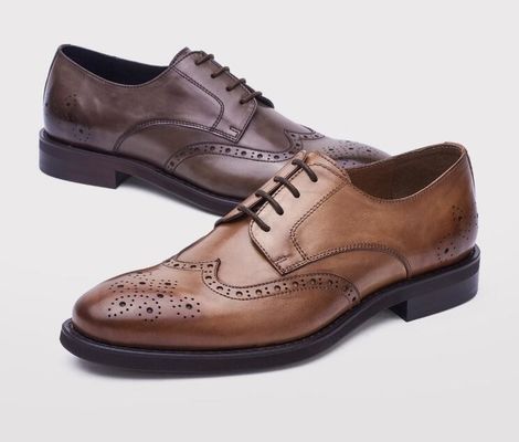 Chaussures en cuir, couleur mixte, orteils carrés, chaussures de luxe pour hommes.