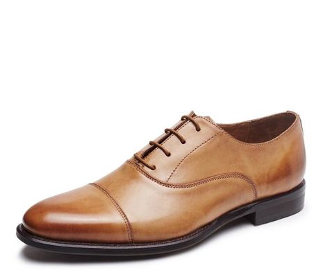 Vêtements d'affaires et de mariage Pour hommes Chaussures de bœuf en cuir authentique