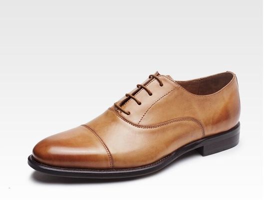 Vêtements d'affaires et de mariage Pour hommes Chaussures de bœuf en cuir authentique