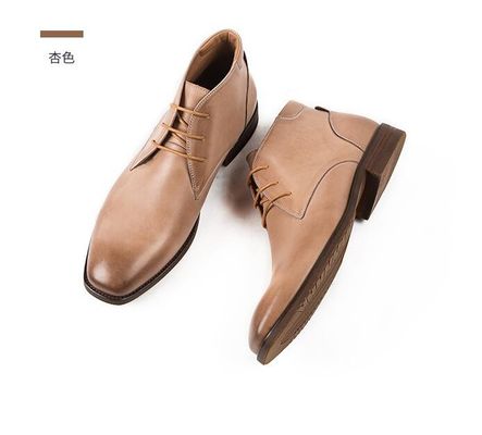 Chaussures en cuir pour hommes en suède, chaussures décontractées en cuir, chaussures en dentelle pour hommes en marron