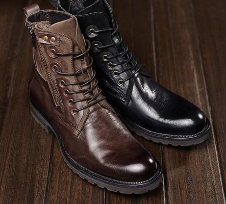 Chaussures à talons croissants chaussures élévatrices décontractées chaussures à lacets pour hommes
