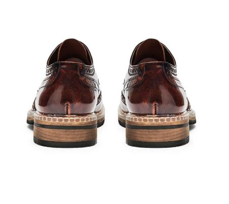 Mode Designers italiens Hommes Vêtements formels Chaussures en cuir authentique Chaussures de mariage de luxe